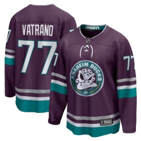 Mænd NHL Anaheim Ducks Trøje 30th Anniversary Replica Frank Vatrano 2023-24 Lilla Tredje